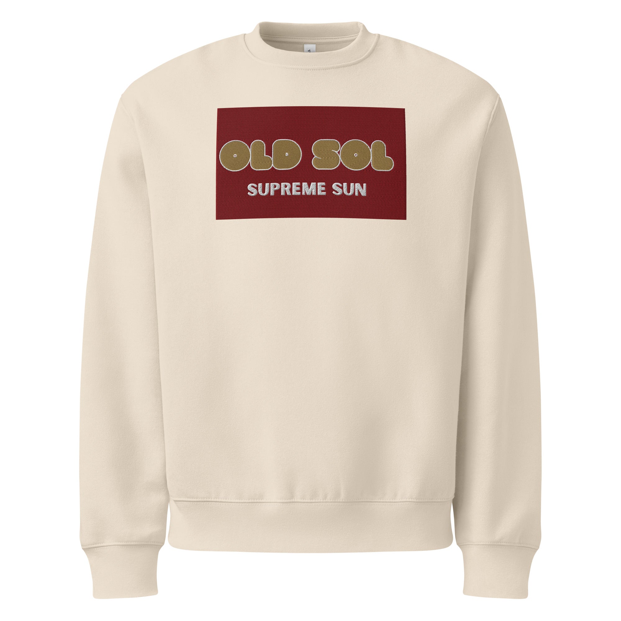 Oversized heavyweight sweatshirt
