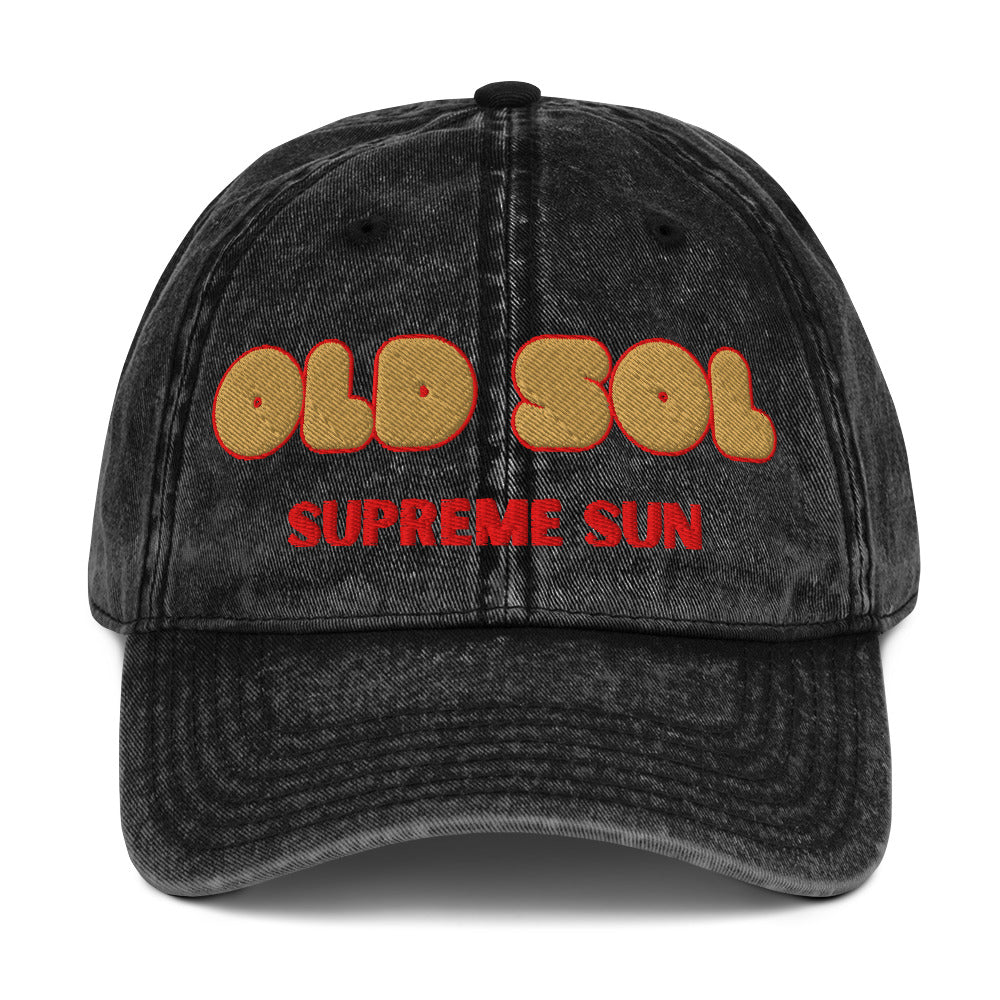 Vintage Cotton Twill Cap